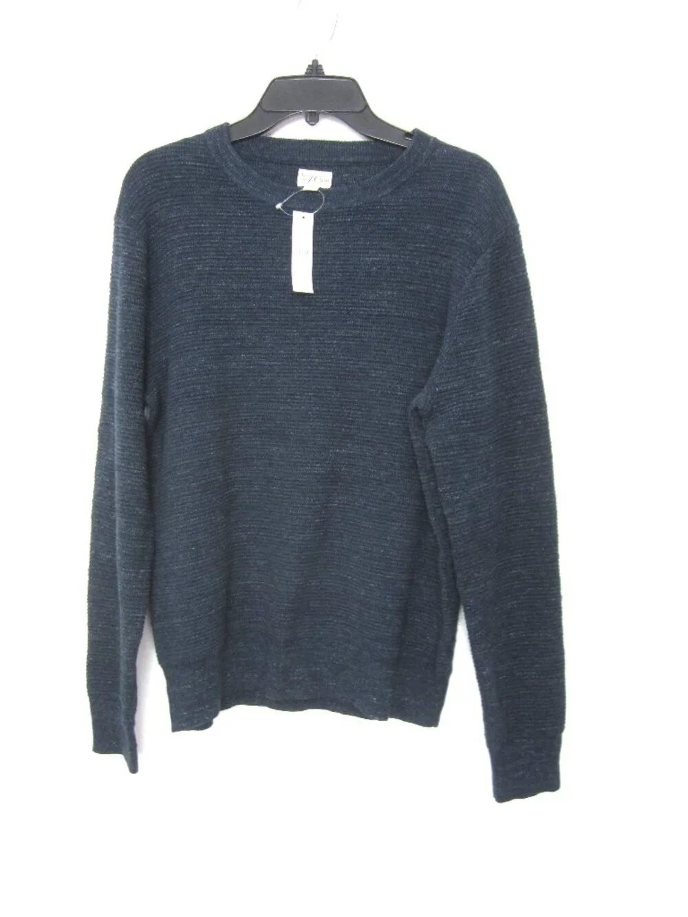 J. Crew NEW Rugged Cotton Waffle Sweater Mens Size M Heathered Casual Crew Neck